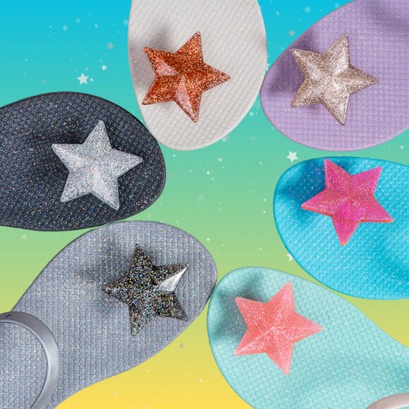 ZHOELALA – Sandals Comfort "BIG STAR" • Saturn Mist - Picture 5 of 10